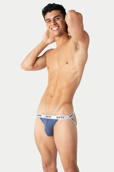 AWRY SIGNATURE JOCKSTRAP - STONE BLUE