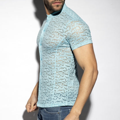 ES SPIDER SHORT SLEEVE SHIRT - SKY BLUE