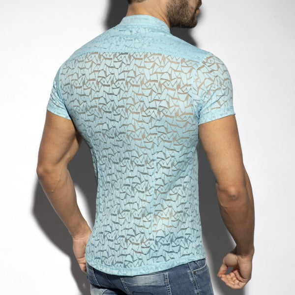 ES SPIDER SHORT SLEEVE SHIRT - SKY BLUE