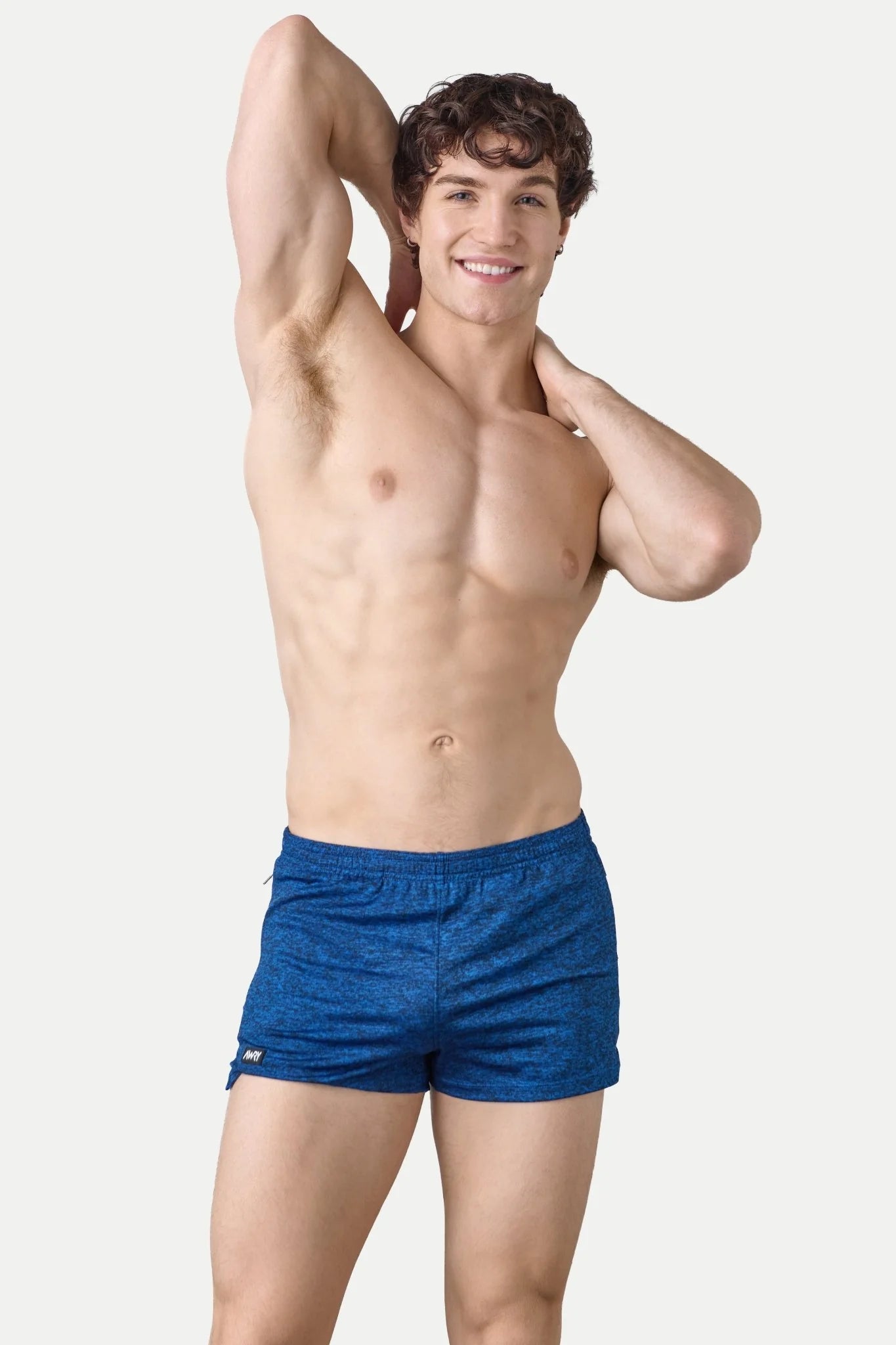 AWRY STATIC SHORTS - AZURE
