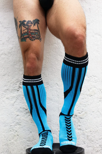 BREEDWELL SUCKER SOCKS - AQUA
