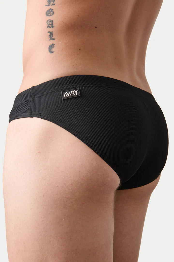 AWRY SURGE SWIM BRIEF - BLACK