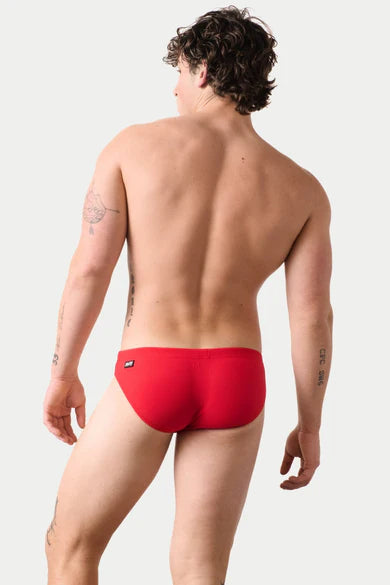 AWRY SURGE SWIM BRIEF - RED
