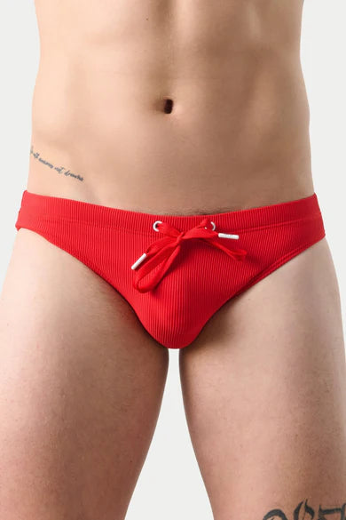 AWRY SURGE SWIM BRIEF - RED