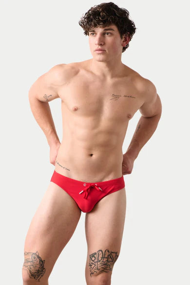 AWRY SURGE SWIM BRIEF - RED