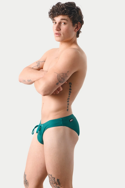 AWRY SURGE SWIM BRIEF - TEAL