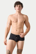 AWRY SURGE SWIM THONG TRUNK - BLACK