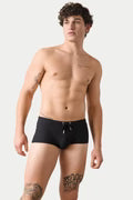 AWRY SURGE SWIM THONG TRUNK - BLACK