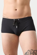AWRY SURGE SWIM THONG TRUNK - BLACK
