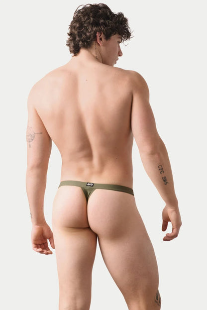 AWRY SURGE SWIM THONG - ARMY GREEN