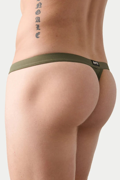 AWRY SURGE SWIM THONG - ARMY GREEN