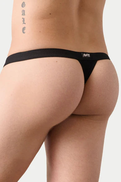 AWRY SURGE SWIM THONG - BLACK