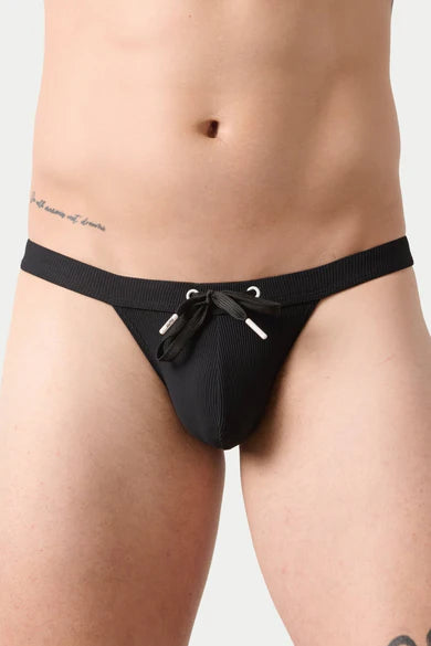 AWRY SURGE SWIM THONG - BLACK