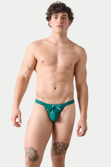 AWRY SURGE SWIM THONG - TEAL
