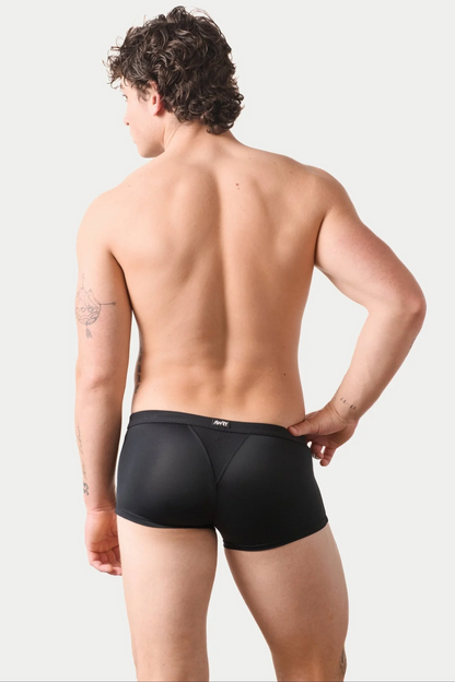 AWRY SURGE SWIM THONG TRUNK - BLACK