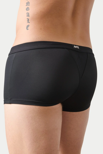 AWRY SURGE SWIM THONG TRUNK - BLACK