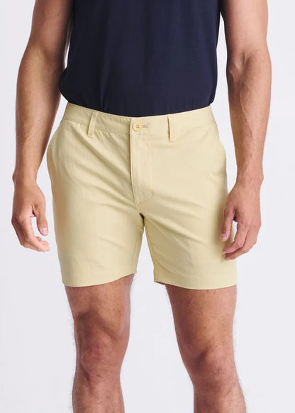 POSTMARC CRINKLE CHINO 6" SHORTS - HUSK
