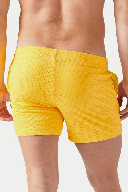 AWRY VARSITY SHORT - AMBER